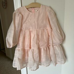 Pink Checkered Kids Top